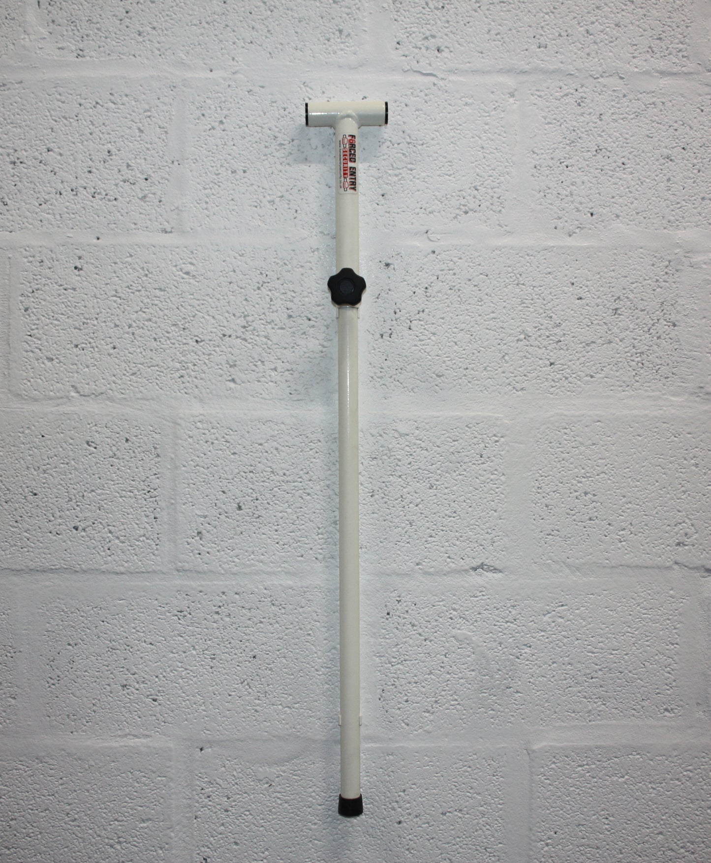 White door handle bar