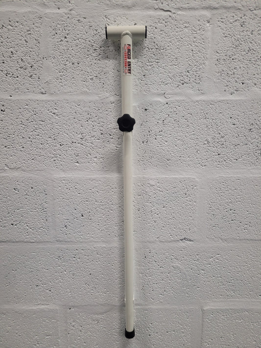 White door handle bar